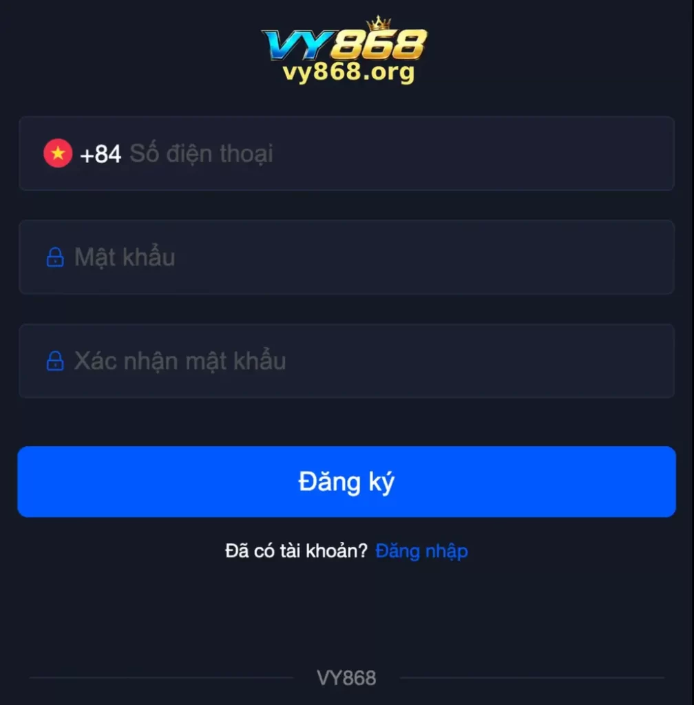 ĐĂNG KÝ VY868