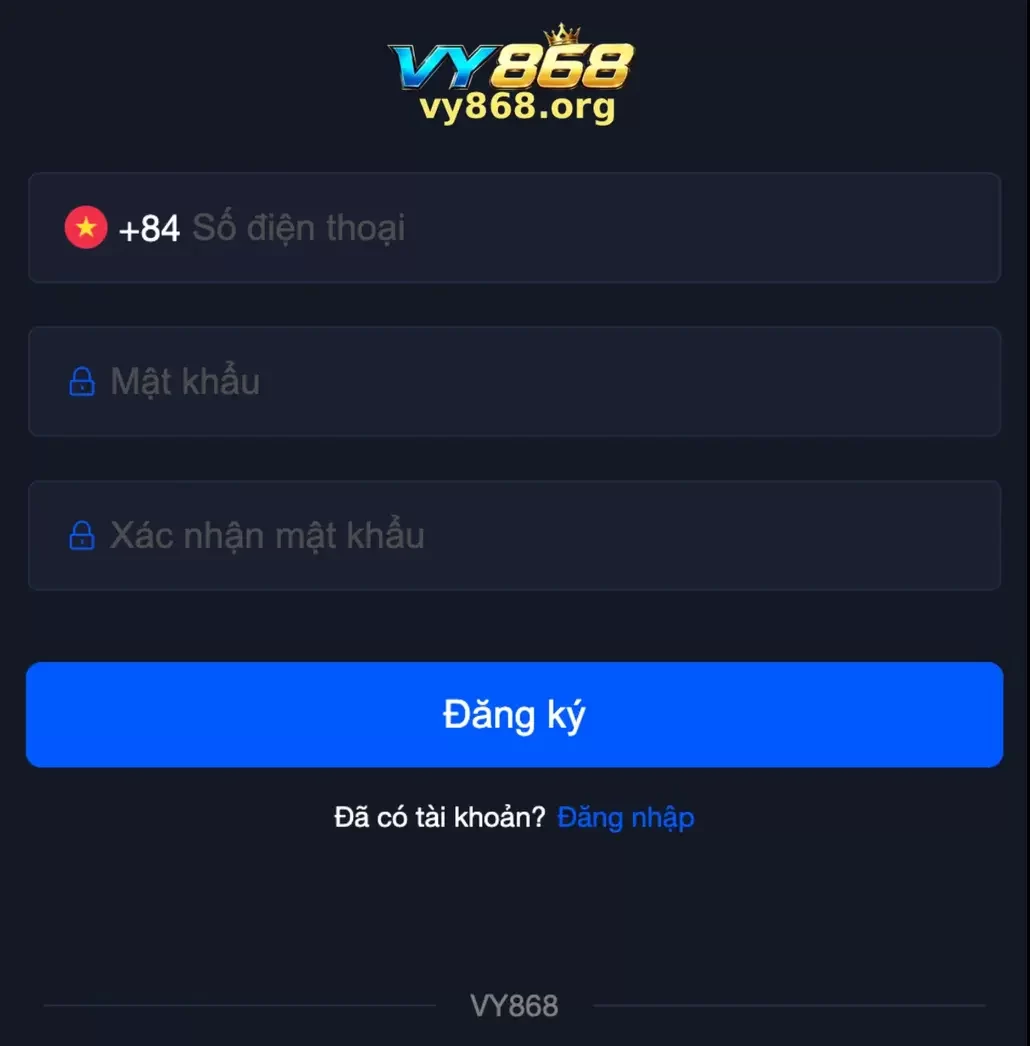 ĐĂNG KÝ VY868